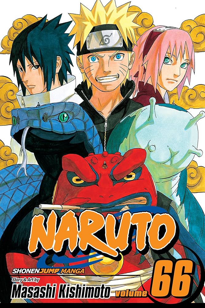 コミック・アニメ NARUTO Amazon.com: Naruto, Vol. 66: The New Three (Naruto Graphic
